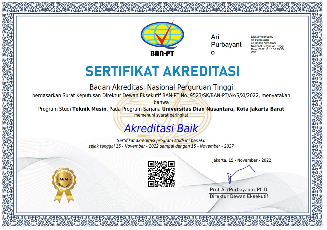 Sertifikat Akreditasi