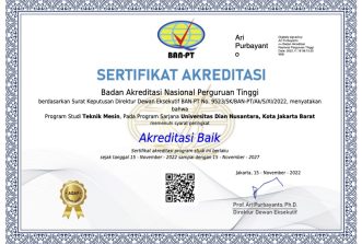 Sertifikat Teknik Mesin